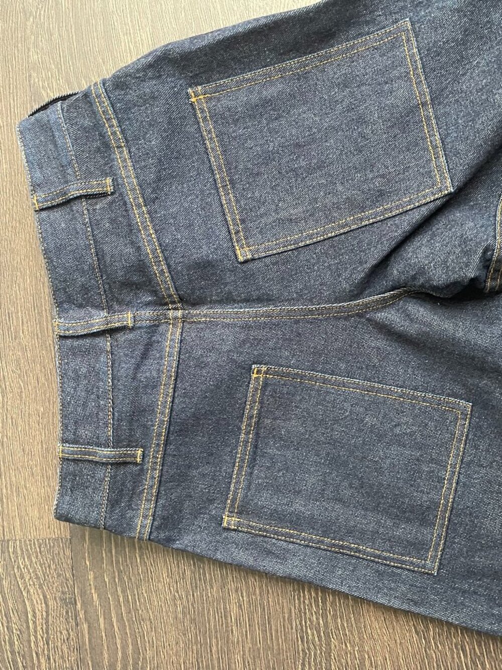 Tibi NWOT Indigo Denim Sid Jean Short 28 - Picture 8 of 16